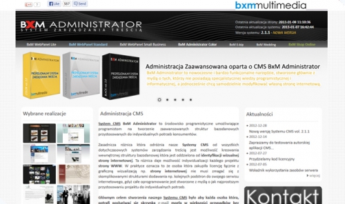 BxM Administrator | Tworzenie stron Warszawa