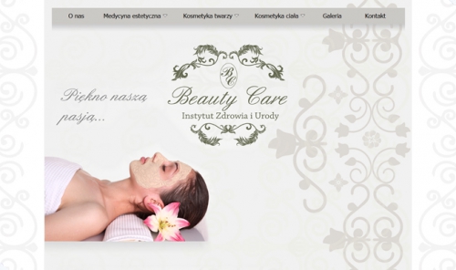 Salon Beauty Care | Tworzenie stron Warszawa