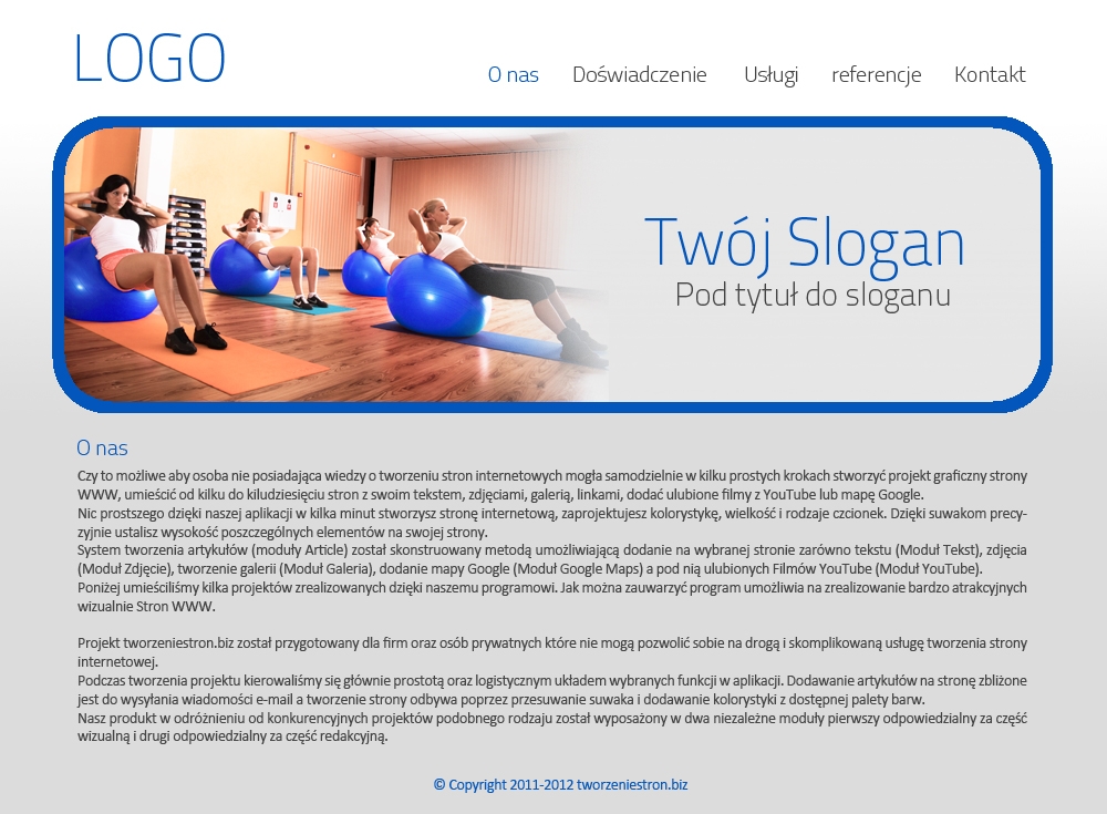 sport, fitness  tworzenie stron warszawa